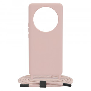 Husa telefon Honor Magic5 Lite - Techsuit Crossbody Lanyard - Pink - Img 1