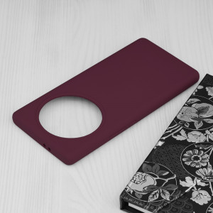 Husa telefon Honor Magic5 Lite - Techsuit Soft Edge Silicone - Plum Violet - Img 3