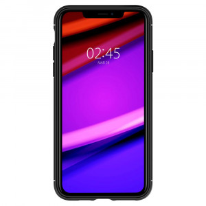 Husa telefon iPhone 11 - Spigen Rugged Armor - Negru - Img 3
