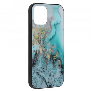 Husa telefon iPhone 12 / 12 Pro - Techsuit Glaze Series - Blue Ocean - Img 4