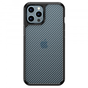 Husa telefon iPhone 12 Pro Max - Techsuit Carbon Fuse - Black - Img 2