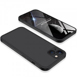 Husa telefon iPhone 13 + Folie - GKK 360 - Black - Img 3