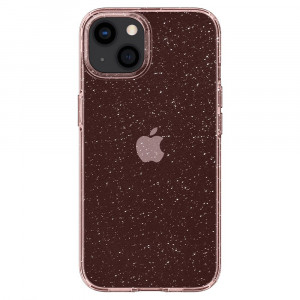 Husa telefon iPhone 13 mini - Spigen Liquid Crystal Glitter - Rose Quartz - Img 2