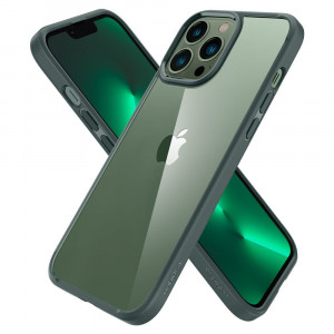 Husa telefon iPhone 13 Pro Max - Spigen Ultra Hybrid - Midnight Green - Img 2