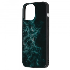 Husa telefon iPhone 13 Pro Max - Techsuit Glaze Series - Blue Nebula - Img 3