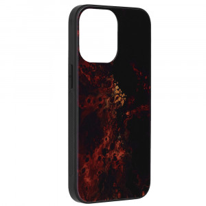 Husa telefon iPhone 13 Pro - Techsuit Glaze Series - Red Nebula - Img 2