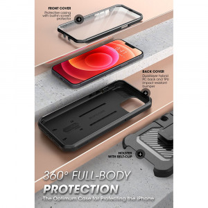 Husa telefon iPhone 13 - Supcase Unicorn Beetle Pro - Black - Img 2