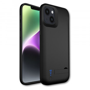 Husa telefon iPhone 14 Plus cu Baterie de 6000mAh - Techsuit Power Pro - Black