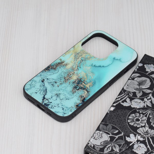 Husa telefon iPhone 14 Pro - Techsuit Glaze Series - Blue Ocean - Img 4
