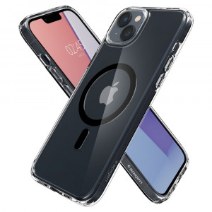Husa telefon iPhone 14 - Spigen Ultra Hybrid MagSafe - Black - Img 4