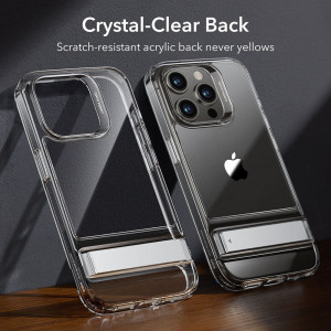 Husa telefon iPhone 15 Pro Max - ESR Air Shield Boost Kickstand - Clear - Img 2