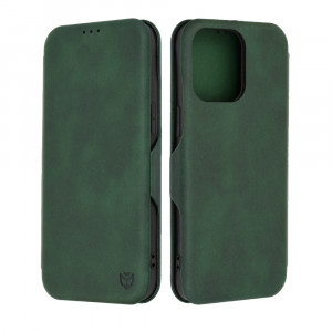 Husa telefon iPhone 15 Pro Max Techsuit Safe Wallet Plus, Green - Img 1