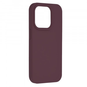 Husa telefon iPhone 15 Pro - Techsuit Soft Edge Silicone - Plum Violet - Img 4
