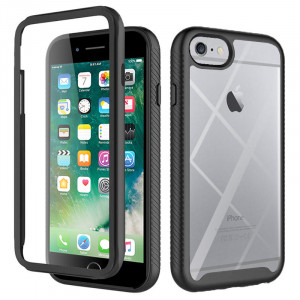Husa telefon iPhone 6 / 6S / 7 / 8 / SE 2, SE 2020 / SE 3, SE 2022 + Folie - Techsuit Defense360 Pro - Black - Img 1
