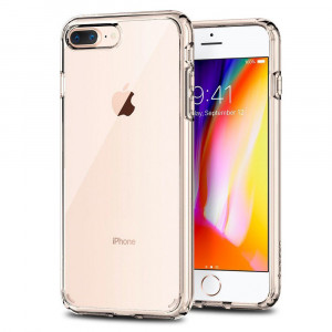 Husa telefon iPhone 7 Plus / 8 Plus - Spigen Ultra Hybrid 2 - Crystal Clear - Img 1