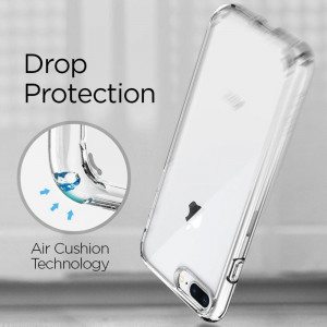 Husa telefon iPhone 7 Plus / 8 Plus - Spigen Ultra Hybrid 2 - Crystal Clear - Img 4