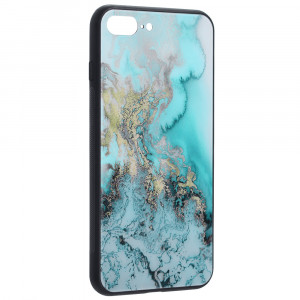 Husa telefon iPhone 7 Plus / 8 Plus - Techsuit Glaze Series - Blue Ocean - Img 2