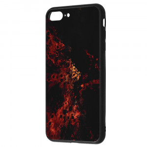 Husa telefon iPhone 7 Plus / 8 Plus - Techsuit Glaze Series - Red Nebula - Img 4