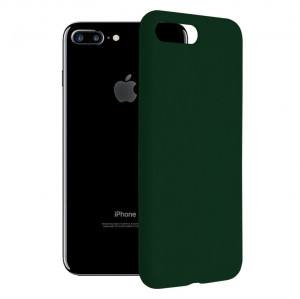 Husa telefon iPhone 7 Plus / 8 Plus - Techsuit Soft Edge Silicone - Dark Green - Img 1