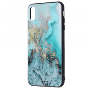 Husa telefon iPhone XS Max - Techsuit Glaze Series - Blue Ocean - Img 4