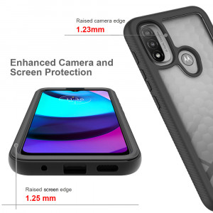 Husa telefon Motorola Moto E20 + Folie - Techsuit Defense360 Pro - Black - Img 3