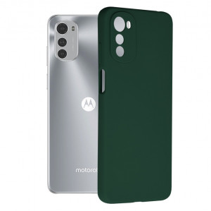 Husa telefon Motorola Moto E32 / E32s - Techsuit Soft Edge Silicone - Dark Green - Img 1