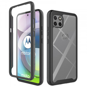 Husa telefon Motorola Moto G 5G + Folie - Techsuit Defense360 Pro - Black - Img 1