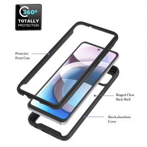 Husa telefon Motorola Moto G 5G + Folie - Techsuit Defense360 Pro - Black - Img 2