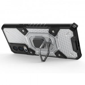 Husa telefon OnePlus Nord 2 5G - Techsuit Honeycomb Armor - Black - Img 2