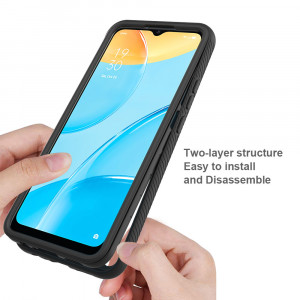 Husa telefon Oppo A15 / A15s + Folie - Techsuit Defense360 Pro - Black - Img 3