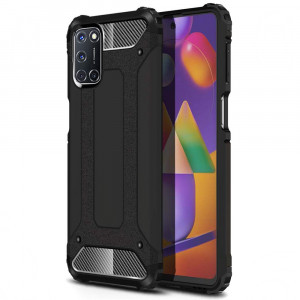 Husa telefon Oppo A52 - Techsuit Hybrid Armor - Black - Img 1