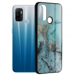 Husa telefon Oppo A53 / A53s - Techsuit Glaze Series - Blue Ocean - Img 1