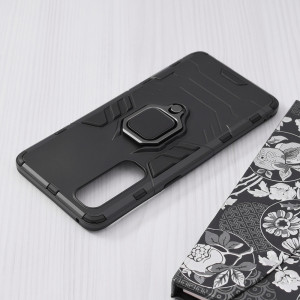 Husa telefon Oppo Reno4 Pro 4G - Techsuit Silicone Shield - Black - Img 4