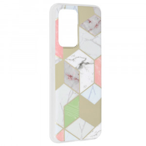 Husa telefon Oppo Reno7 5G / Find X5 Lite 5G - Techsuit Marble Series - Purple Hex - Img 2
