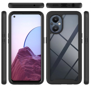 Husa telefon Oppo Reno7 Lite / Reno8 Lite / OnePlus Nord N20 5G + Folie - Techsuit Defense360 Pro - Black - Img 2