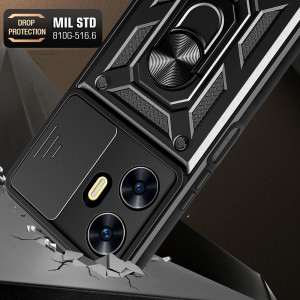 Husa telefon Realme C55 - Techsuit CamShield Series - Black - Img 4
