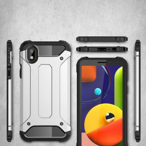 Husa telefon Samsung Galaxy A01 Core / M01 Core - Techsuit Hybrid Armor - Black - Img 3