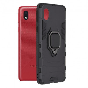 Husa telefon Samsung Galaxy A01 Core / M01 Core - Techsuit Silicone Shield - Black - Img 1