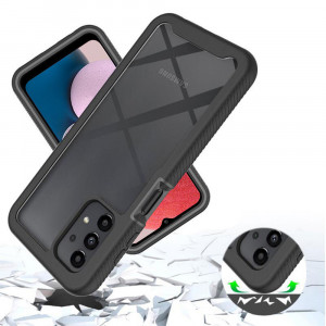 Husa telefon Samsung Galaxy A13 4G / A13 5G / A04s + Folie - Techsuit Defense360 Pro - Black - Img 3