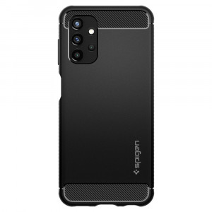 Husa telefon Samsung Galaxy A13 4G - Spigen Rugged Armor - Black - Img 4