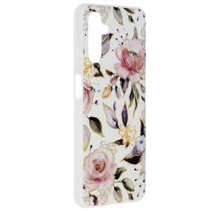 Husa telefon Samsung Galaxy A13 5G / A04s - Techsuit Marble Series - Chloe White - Img 2