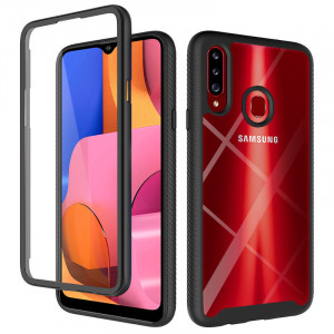 Husa telefon Samsung Galaxy A20s + Folie - Techsuit Defense360 Pro - Black - Img 1