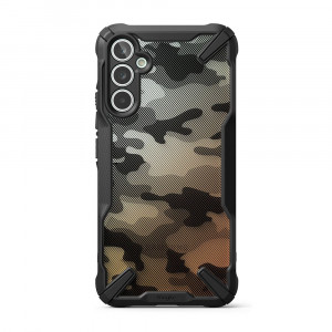 Husa telefon Samsung Galaxy A34 5G - Ringke Fusion X Design - Camo Black - Img 2