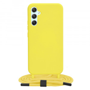 Husa telefon Samsung Galaxy A34 5G - Techsuit Crossbody Lanyard - Yellow - Img 1
