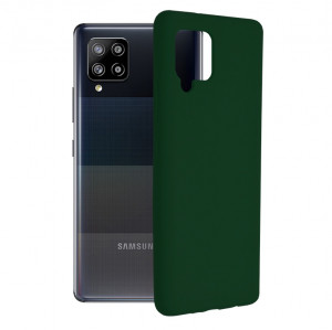 Husa telefon Samsung Galaxy A42 5G - Techsuit Soft Edge Silicone - Dark Green - Img 1