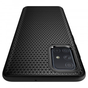 Husa telefon Samsung Galaxy A51 4G - Spigen Liquid Air - Matte Black - Img 2