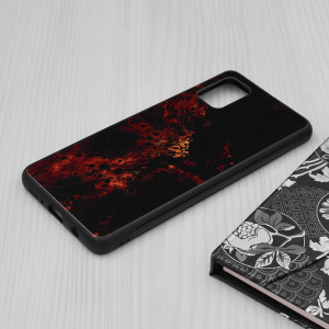 Husa telefon Samsung Galaxy A51 4G - Techsuit Glaze Series - Red Nebula - Img 3