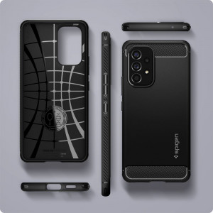 Husa telefon Samsung Galaxy A53 5G - Spigen Rugged Armor - Black - Img 2