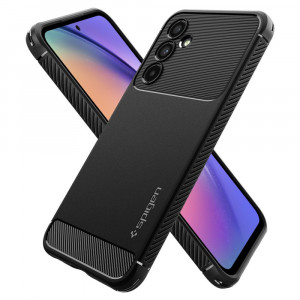 Husa telefon Samsung Galaxy A54 - Spigen Rugged Armor - Black - Img 2