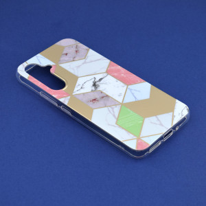 Husa telefon Samsung Galaxy A54 - Techsuit Marble Series - Purple Hex - Img 2